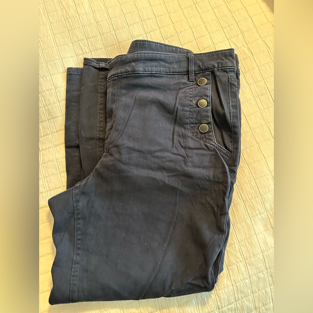 LOFT Blue Skinny Pants Sleek and Stylish
